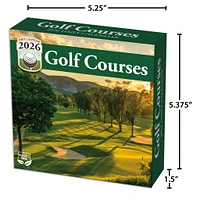 Golf Courses 2026 Box Calendar