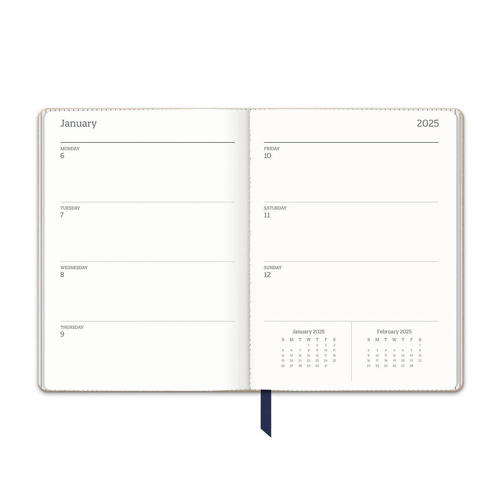 Dots On Twilight Blue Planner 2025 Calendar