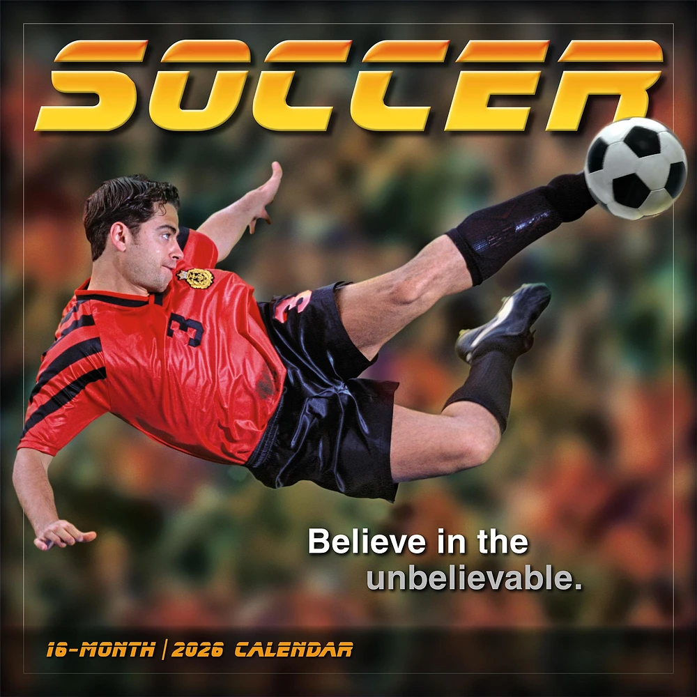 Soccer 2026 Wall Calendar