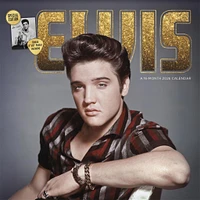 Elvis Presley Exclusive with Print 2026 Deluxe Wall Calendar