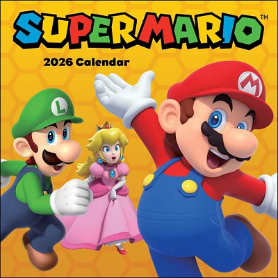 Super Mario Wall  2026 Calendar