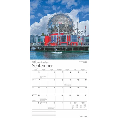 Vancouver Wall 2025 Calendar