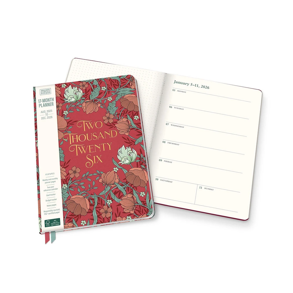 Age of Romance Clara Clothbound 2026 Engagement Calendar