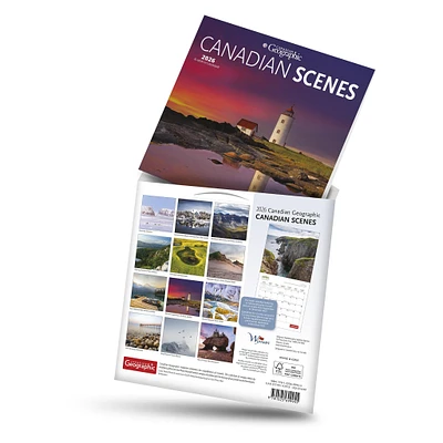 Canadian Geographic Canadian Scenes 2026 Mini Calendar