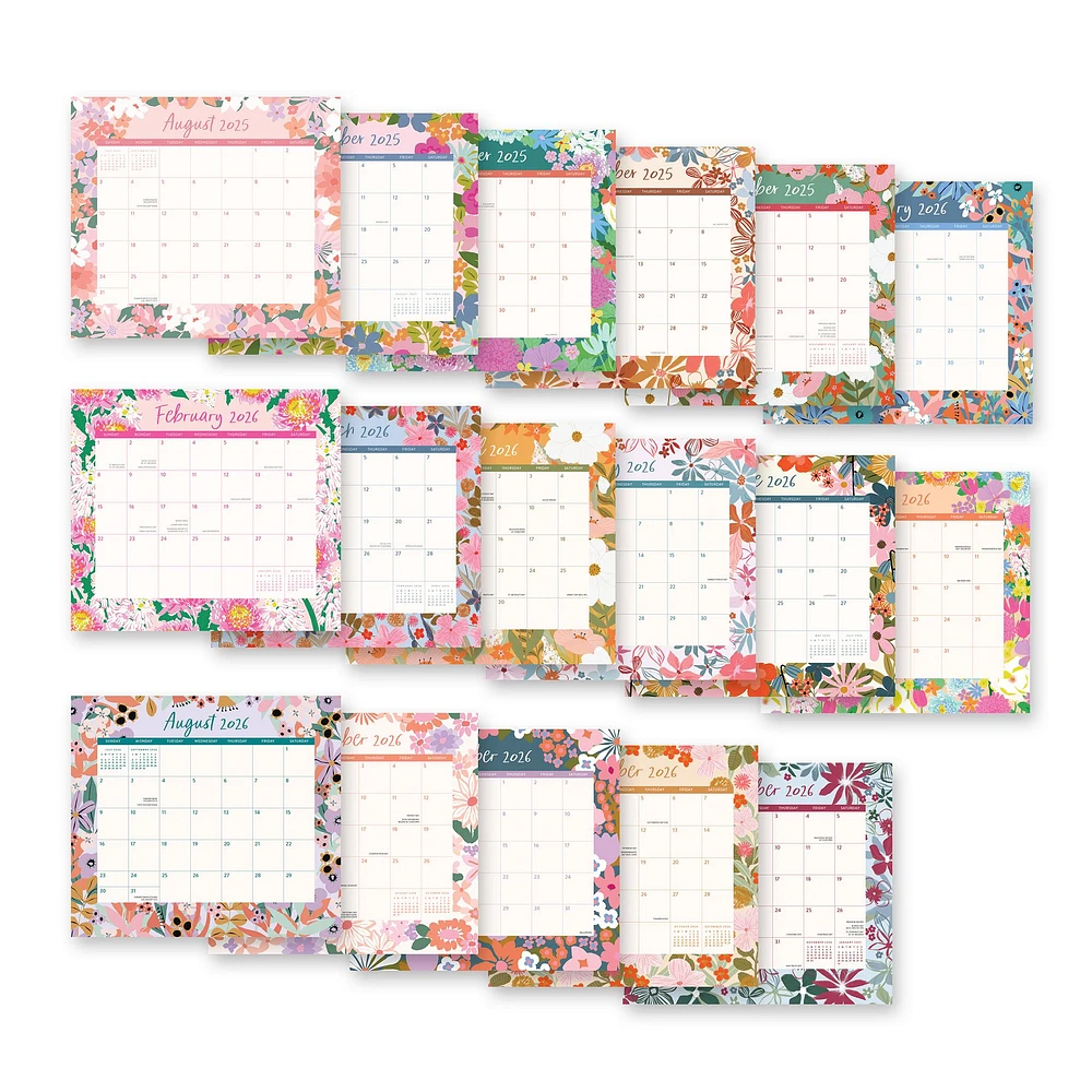 Secret Garden 2025-2026 Exclusive Mini Magnetic Pad Calendar