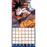 Dragon Ball Z 2026 Wall Calendar