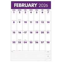 Monster Grid Deluxe 2026 Wall Calendar