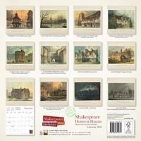 Shakespeare Birthplace Trust: Shakespeare Homes And Haunts 2026 Wall Calendar - Online Exclusive