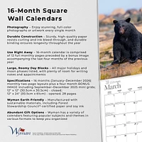 Canadas West Coast 2026 Wall Calendar - Online Exclusive