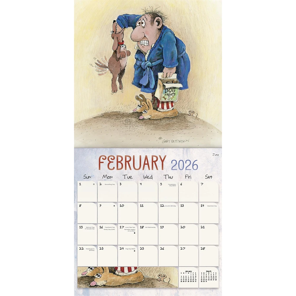 Gary Patterson Dogs 2026 Wall Calendar - Online Exclusive