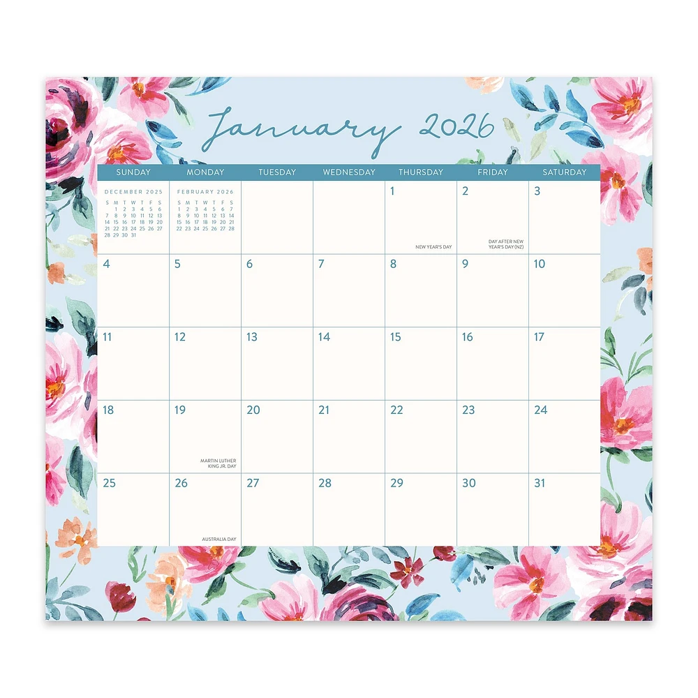 Bella Flora 2026 Exclusive Mini Magnetic Pad Calendar