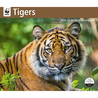 World Wildlife Fund Tigers 2026 Wall Calendar