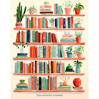 Boho Books 2026 Monthly Planner Calendar