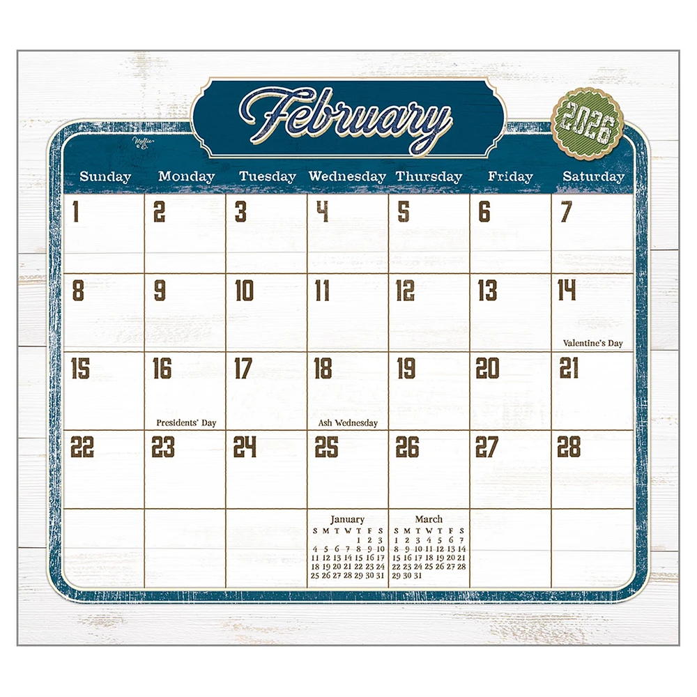 Farm To Table 2026 Deluxe Wall Calendar