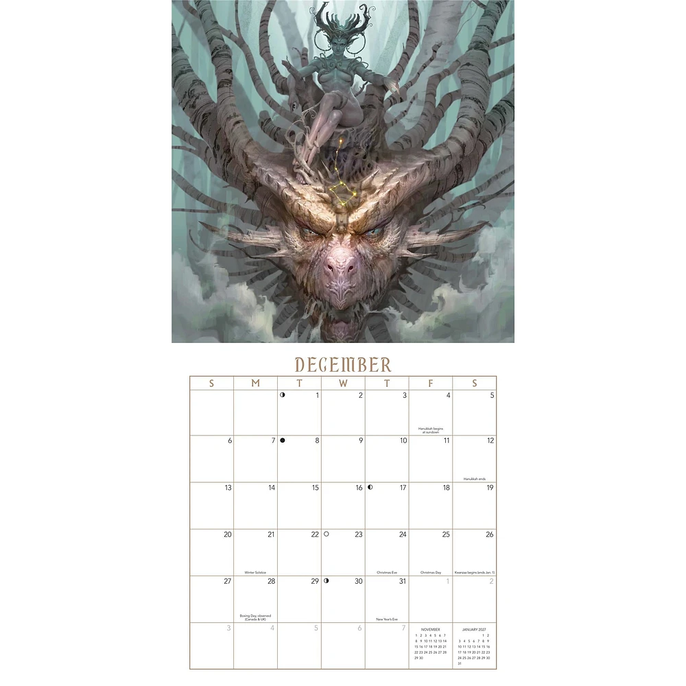 Dragon 2026 Wall Calendar