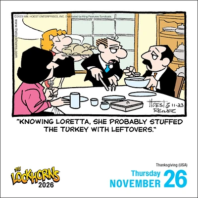Lockhorns Laugh-A-Day 2026 Box Calendar