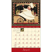 Home Is In The Kitchen Deluxe Wall 2025 Calendar