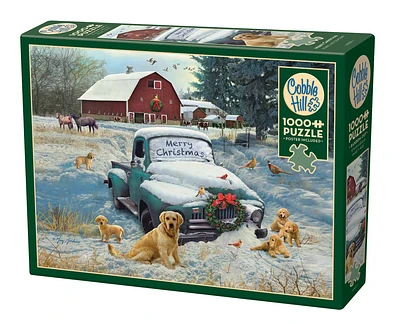 Merry Christmas Exclusive 1000 Piece Puzzle