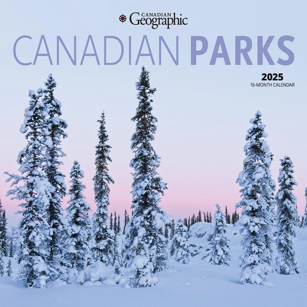 Canadian Parks Can Geo Mini 2025 Calendar