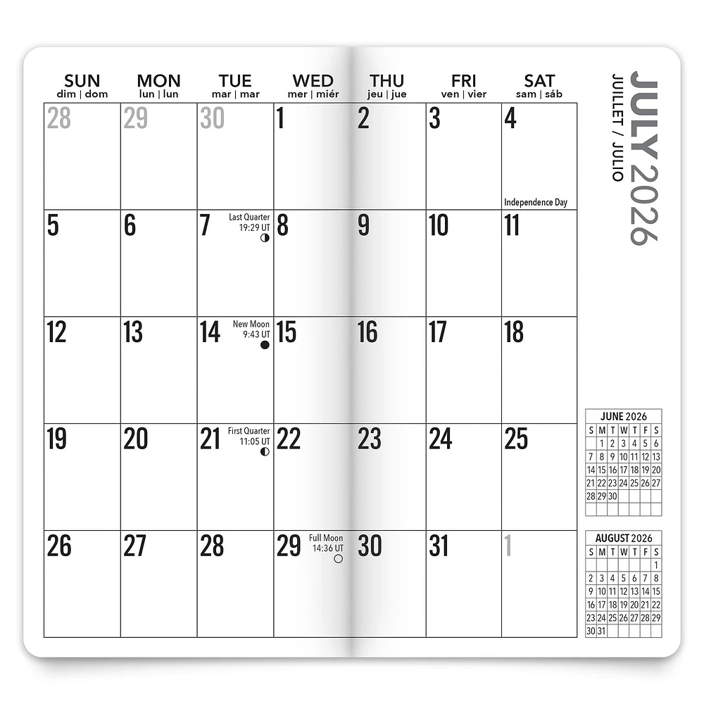 Big And Bright Large Print 2026 2 Yr Pocket Planner Calendar - Online Exclusive