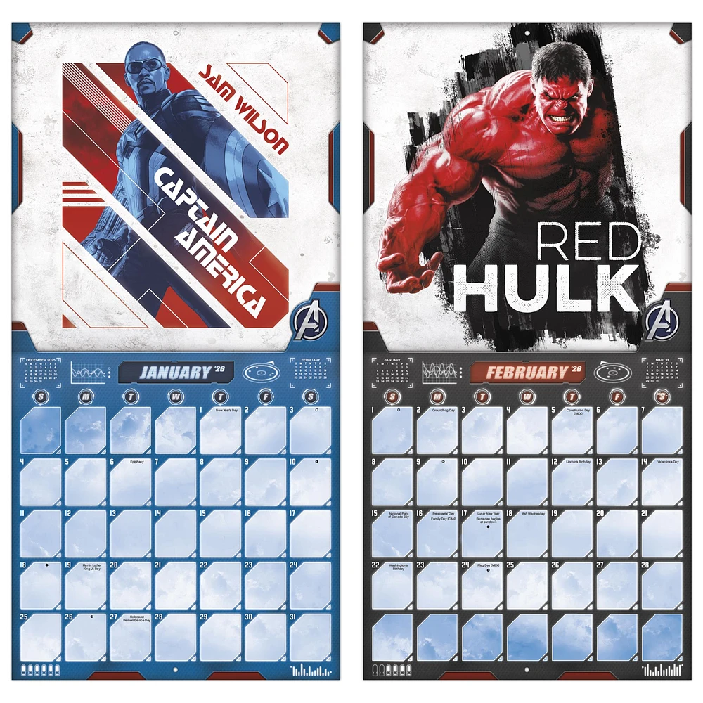 Captain America: Brave New World 2026 Wall Calendar - Online Exclusive