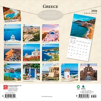 Greece 2026 Wall Calendar - Online Exclusive