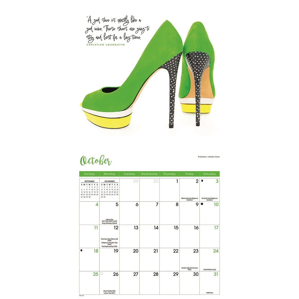 Shoes 2026 Mini Calendar