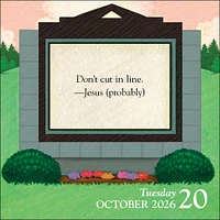 Church Signs 2026 Box Calendar