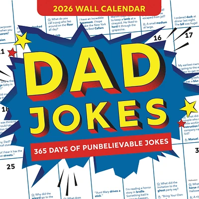 Dad Jokes 2026 Wall Calendar - Online Exclusive