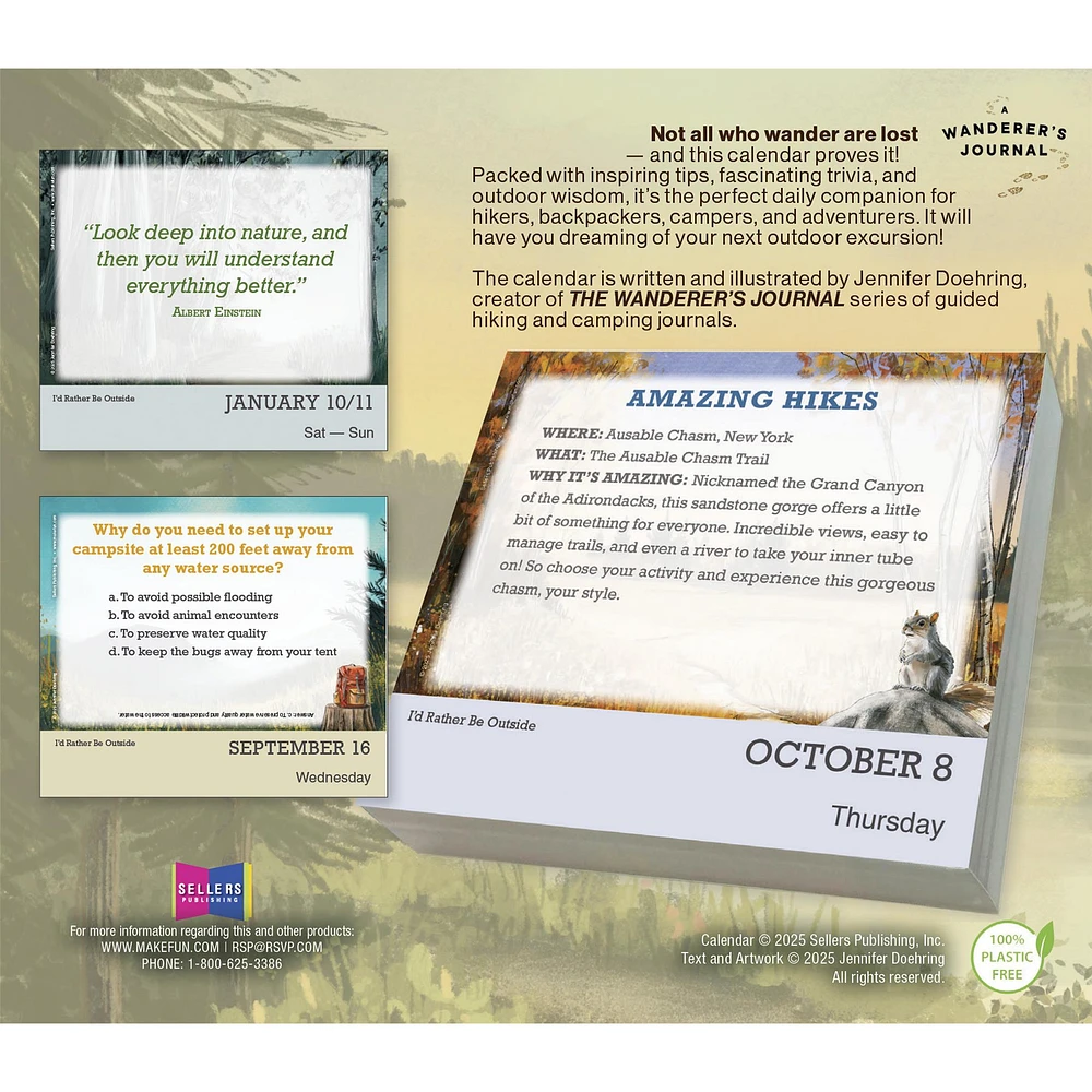 I'd Rather Be Outside 2026 Box Calendar - Online Exclusive
