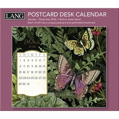 Midnight Garden Postcard 2026 Easel Calendar - Online Exclusive
