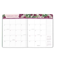 Fruit And Flora Just Right Monthly Planner 2025 Calendar