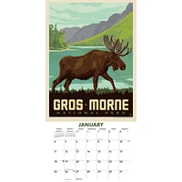 Explore Canada Travel Posters 2026 Wall Calendar