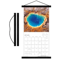 Black Magnetic Wooden Calendar Frame