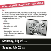 True Crime 365 2026 Box Calendar