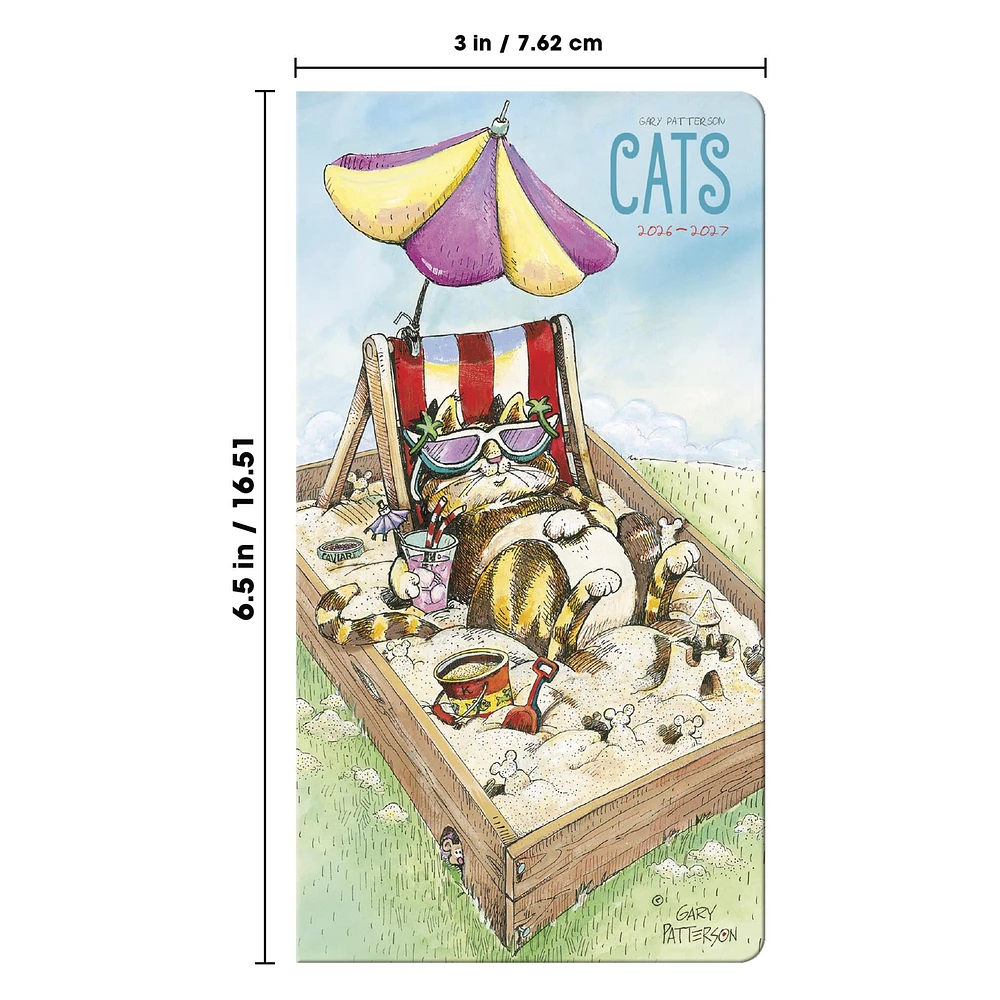 Gary Patterson Cats 2026 2 Yr Pocket Planner Calendar - Online Exclusive