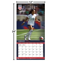 US Women's Soccer Team 2026 Wall Calendar