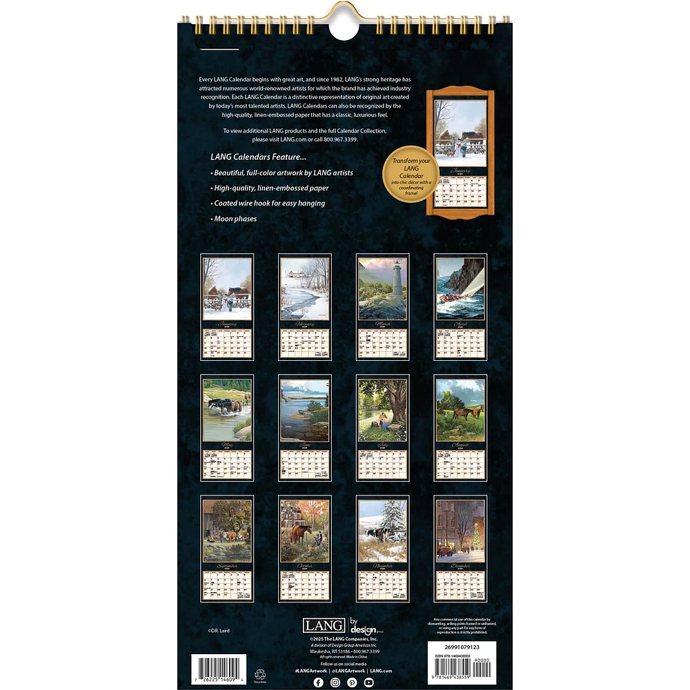 Treasured Times 2026 Slim Calendar