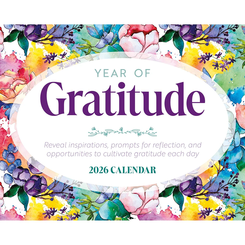 Gratitude Year Of 2026 Box Calendar