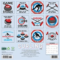 Curling 2026 Wall Calendar