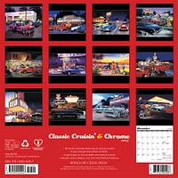 Cruisin And Chrome Classic Wall 2025 Calendar