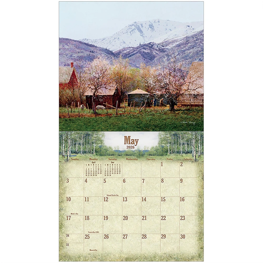 Woodland 2026 Deluxe Wall Calendar