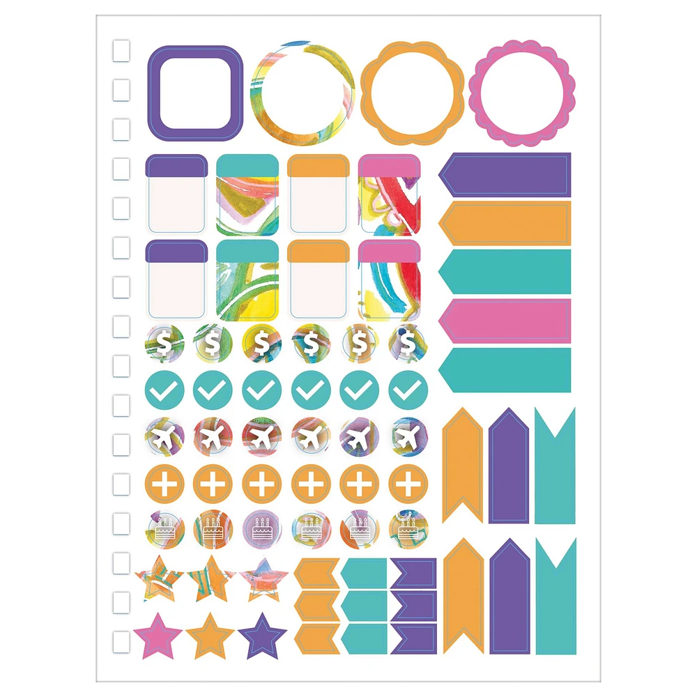 Abstract Expressions Plan It 2025-2026 Engagement Calendar