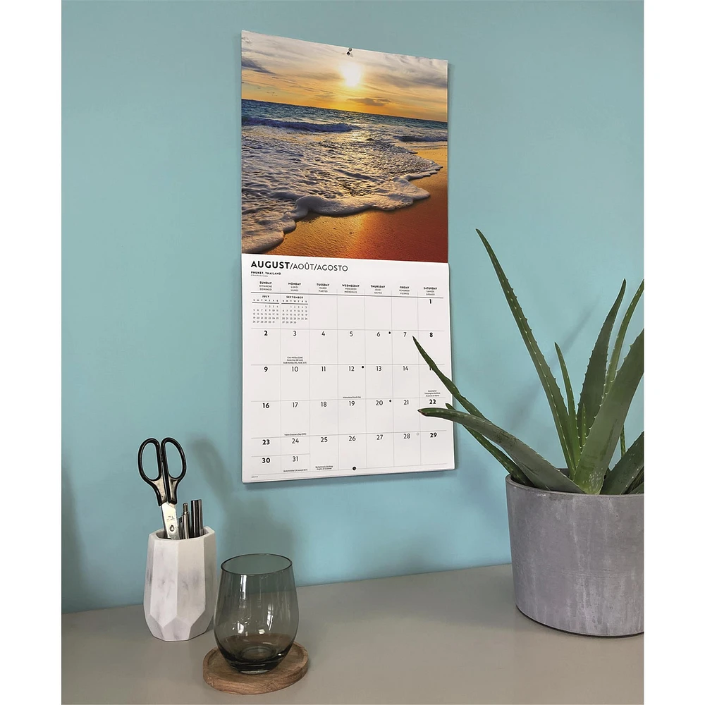 Island Paradise 2026 Wall Calendar