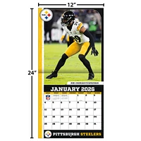 NFL Pittsburgh Steelers 2026 Wall Calendar