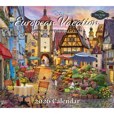 European Vacation 2026 Wall Calendar - Online Exclusive