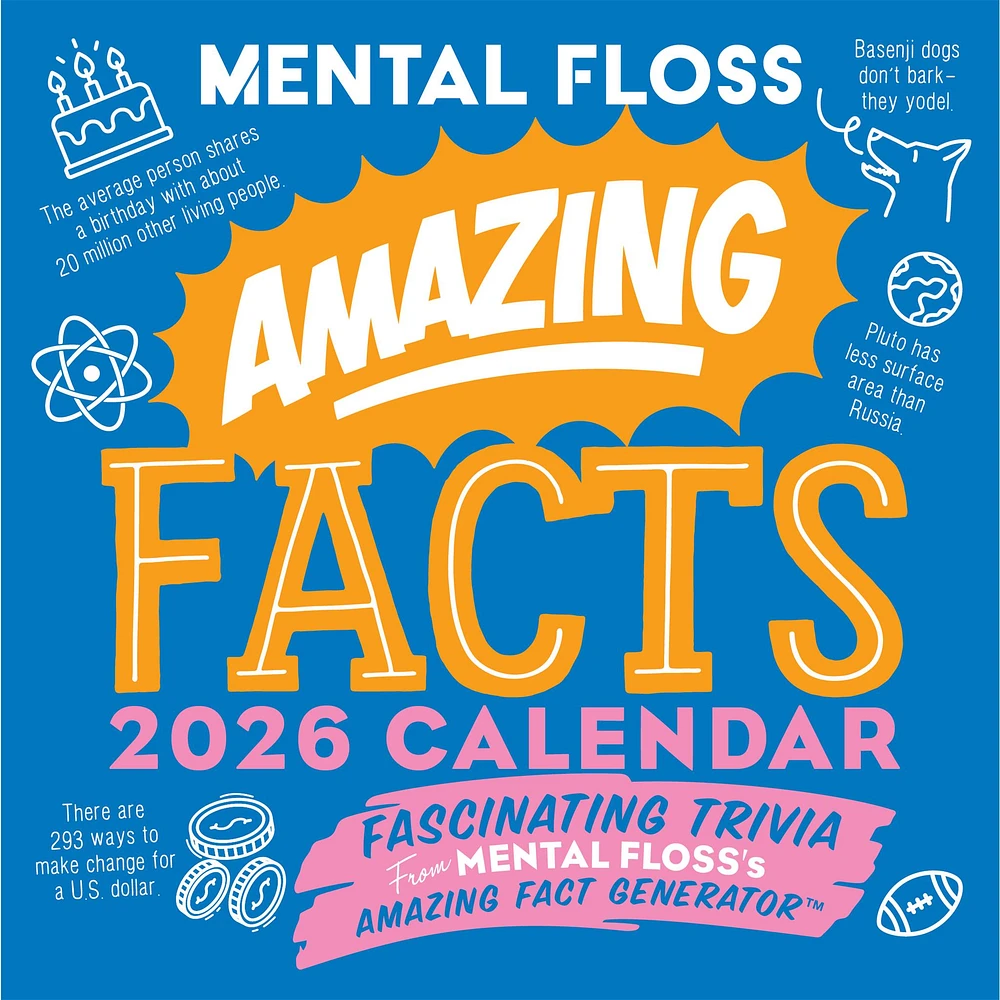 Amazing Facts From Mental Floss 2026 Box Calendar