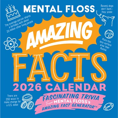 Amazing Facts From Mental Floss 2026 Box Calendar