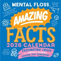 Amazing Facts From Mental Floss 2026 Box Calendar