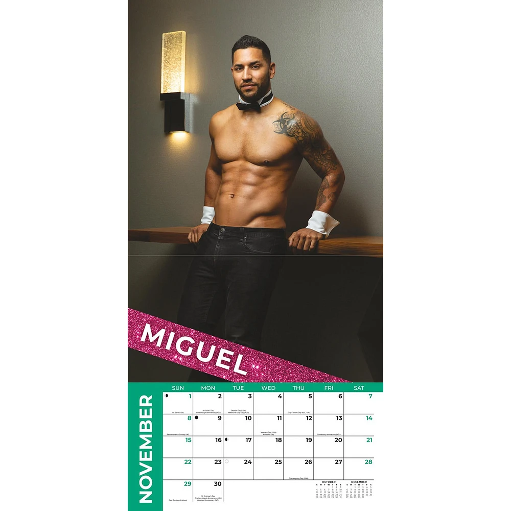 Chippendales 2026 Wall Calendar